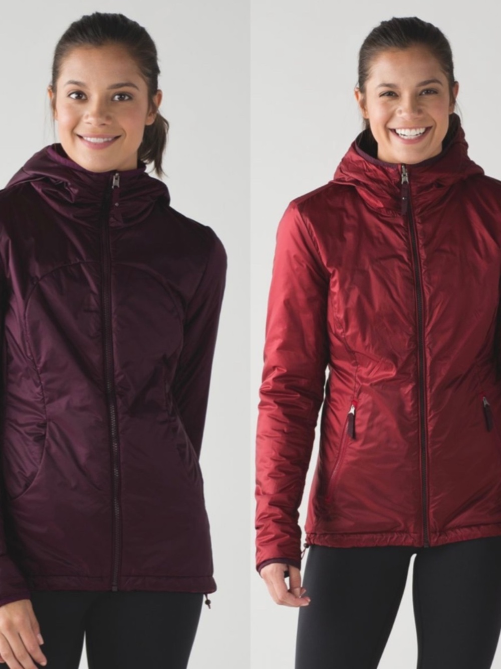 Lululemon Layer Up Reversible Jacket In Bordeaux Drama / Prep Red